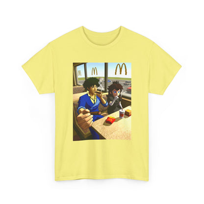 Spike Spiegel And Bowser Jr. Smoking Tee