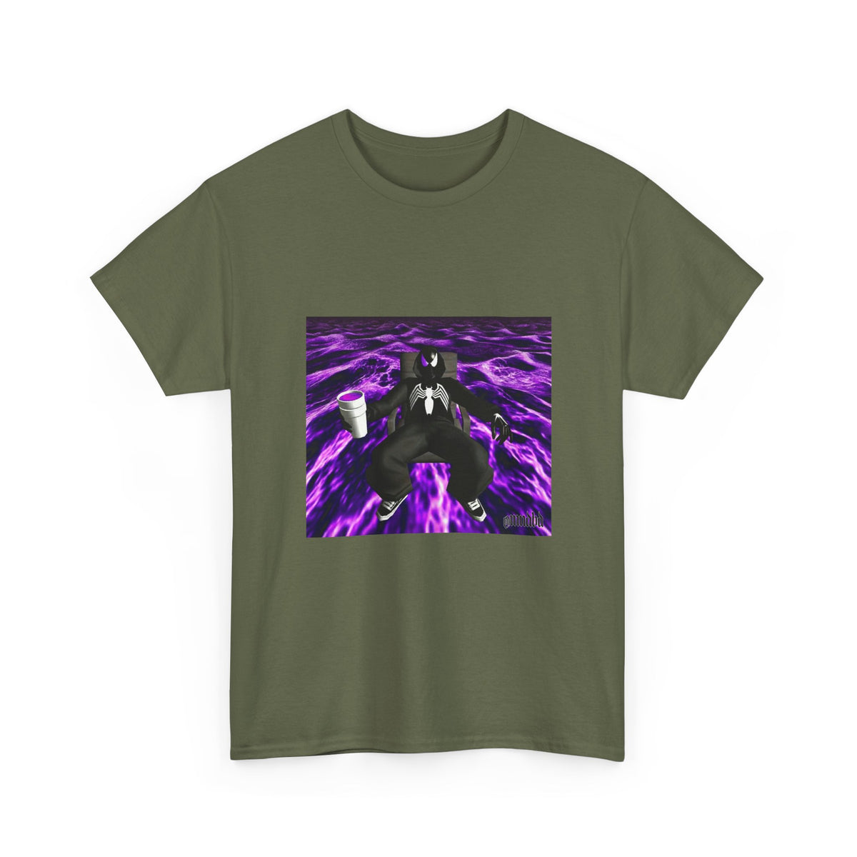 Black Spider-Man Chillin' With Lean Cup Tee