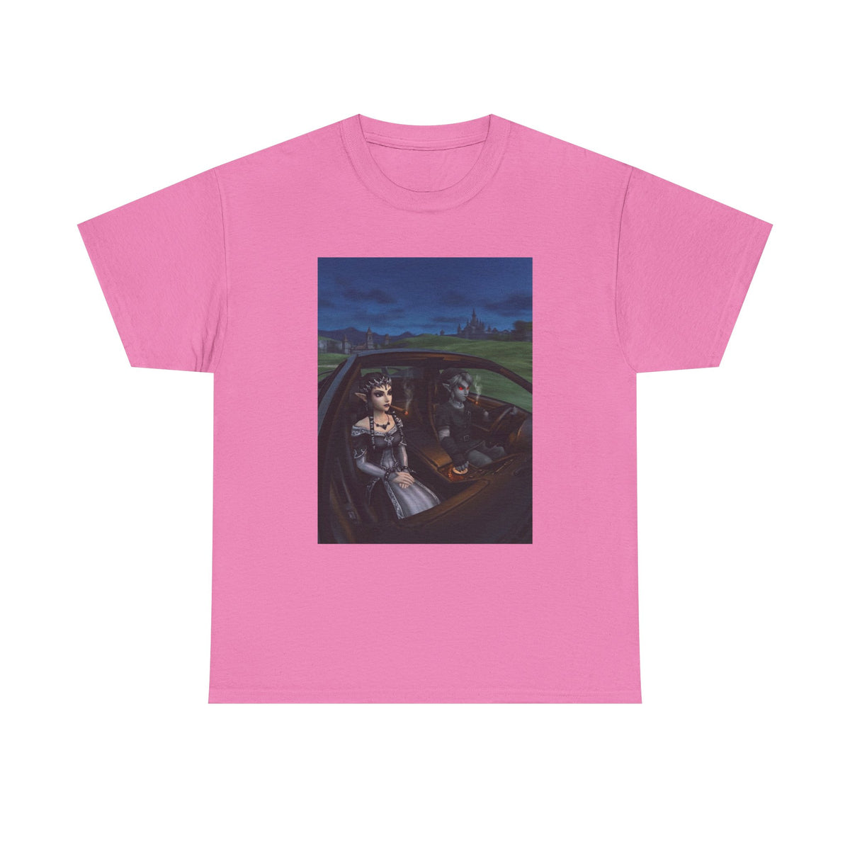 Dark Link And Midna Smoking In Car Tee