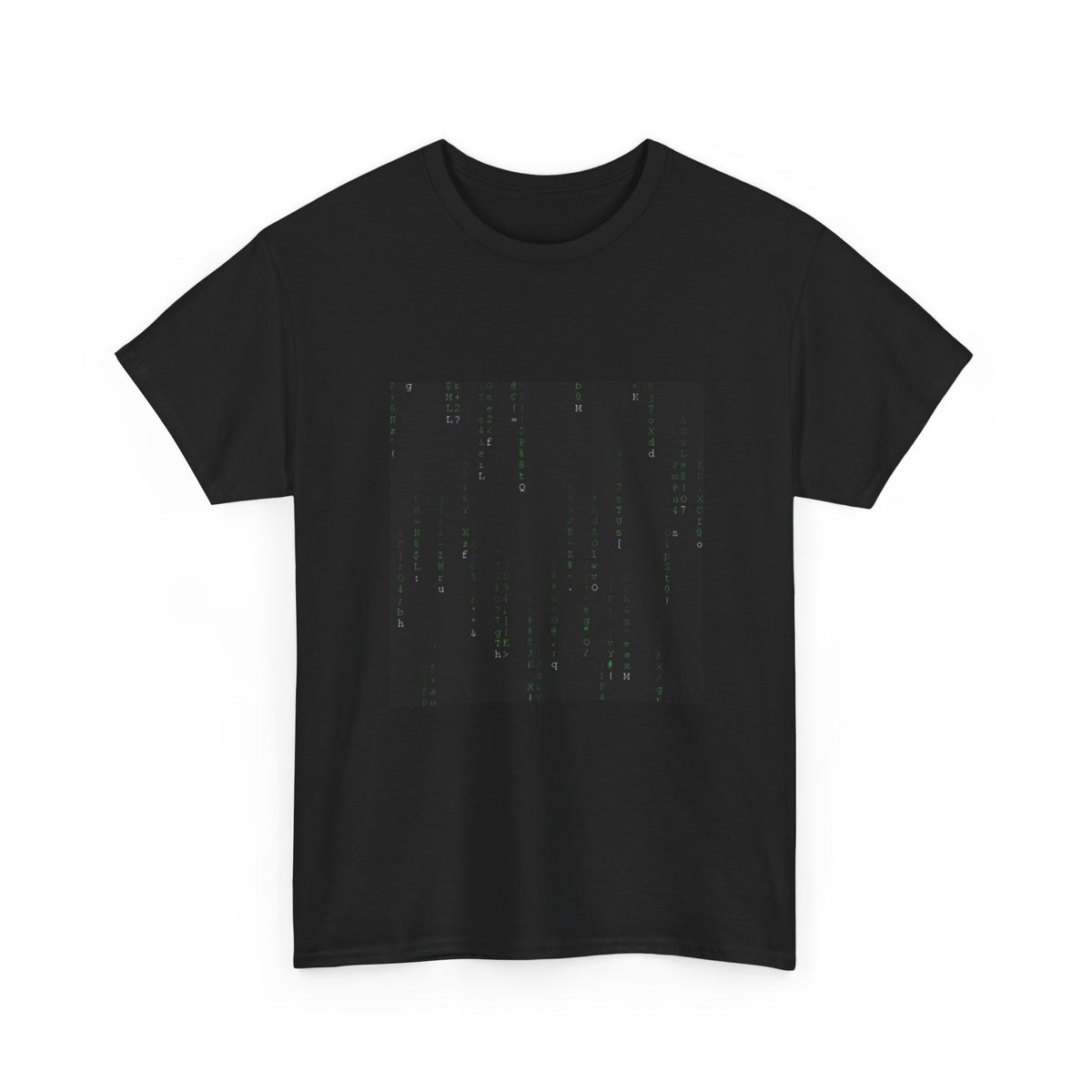 Neon Figure In Cyber Shower Tee