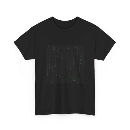 Neon Figure In Cyber Shower Tee