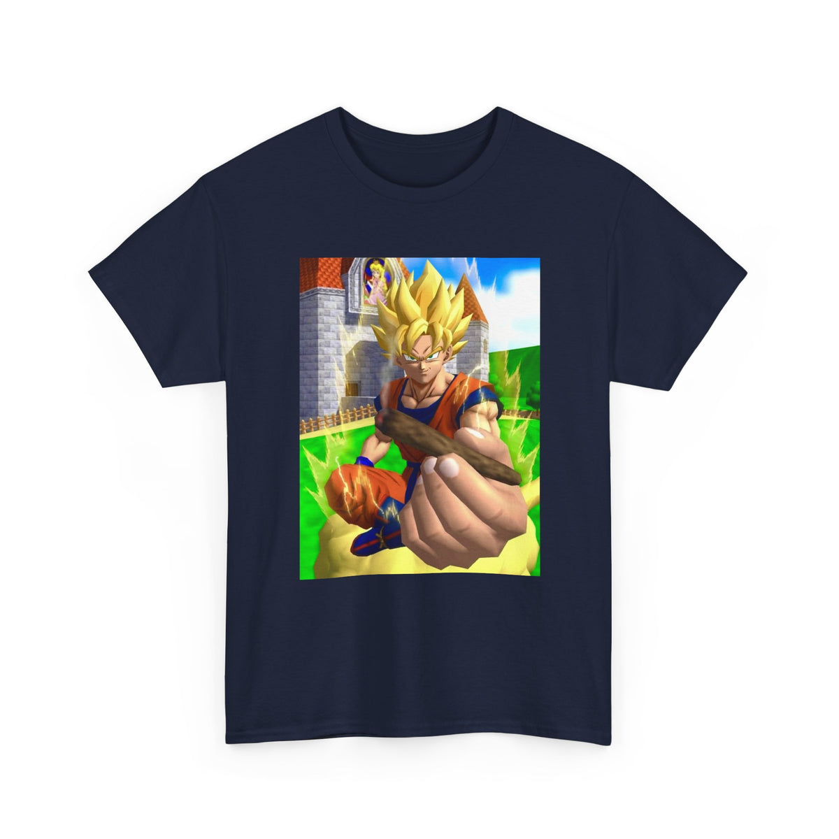 Super Saiyan Goku Holding A Blunt Tee