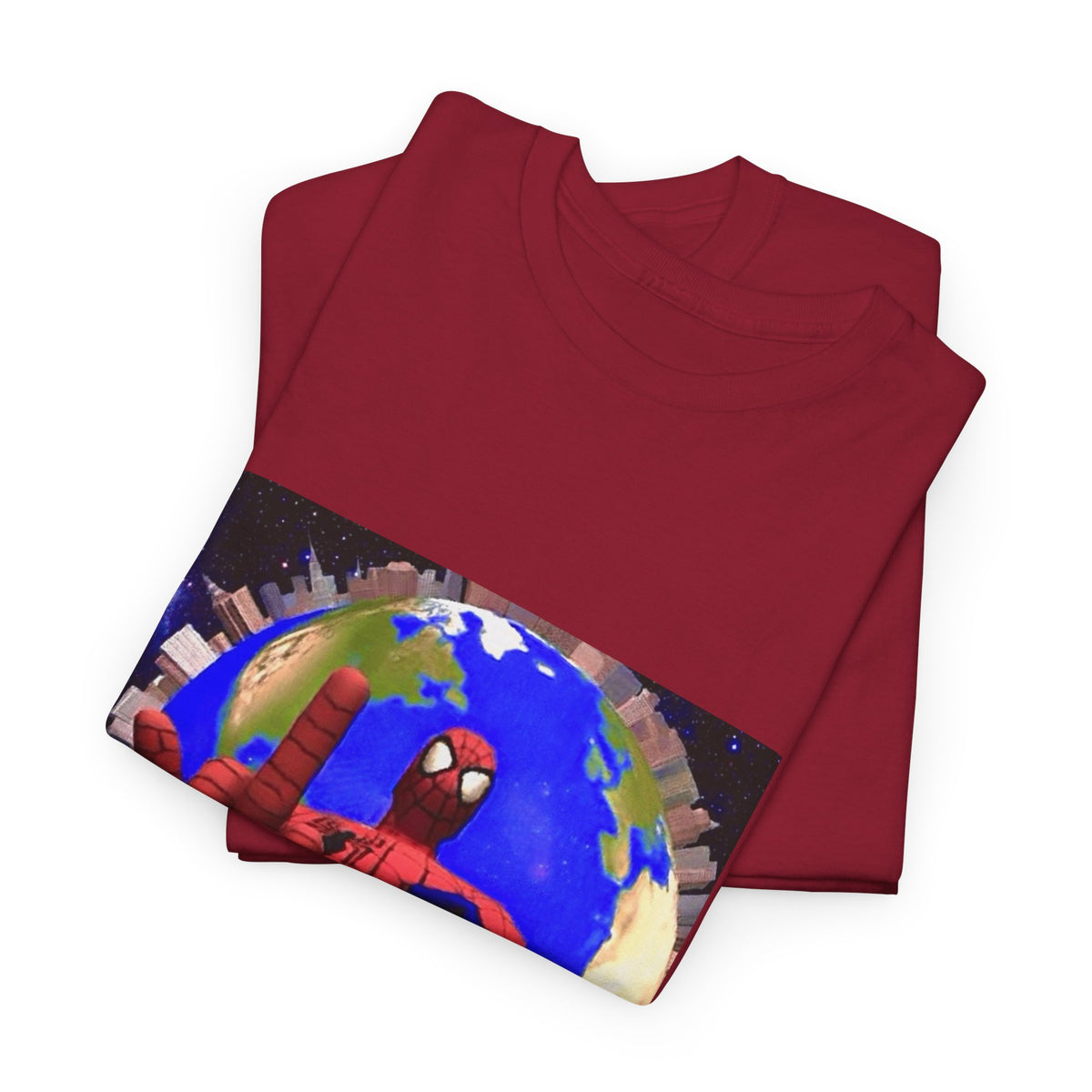 Spider-Man Flipping Off The World Tee