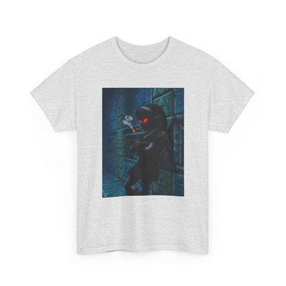 Dark Elf Smoking Blunt In Dungeon Tee