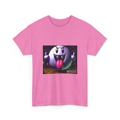 Edgy Ghost Flipping The Bird Tee