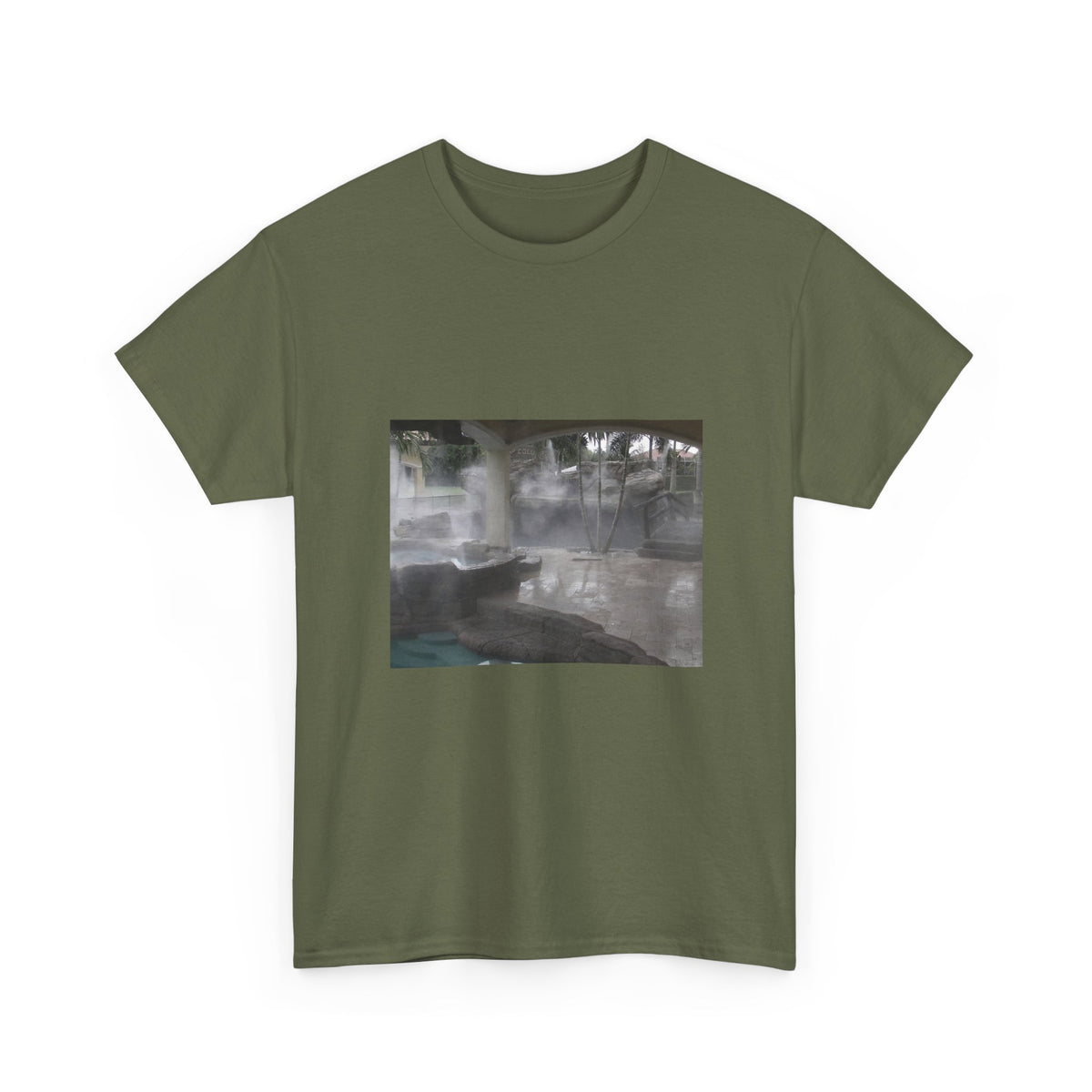 Neon Resin Flow Graphic Tee