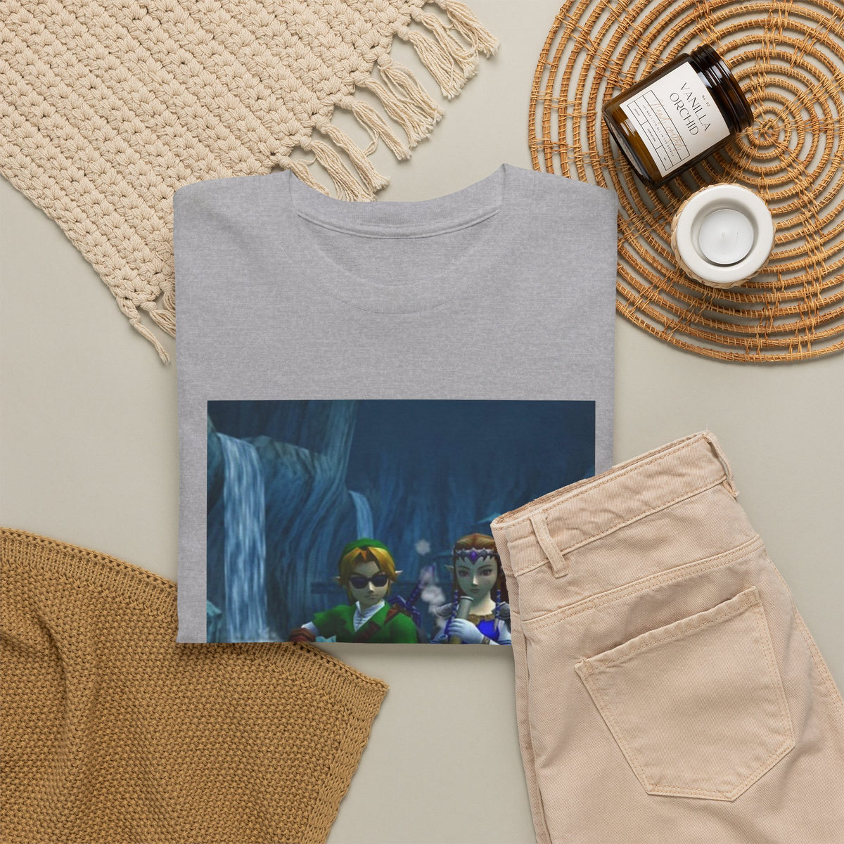 Link And Zelda Chilling With A Bong Tee