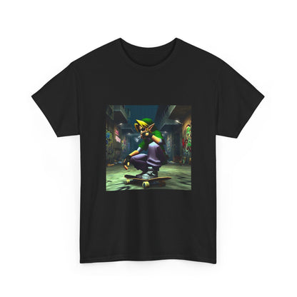 Street Link Smoking On Skateboard Tee
