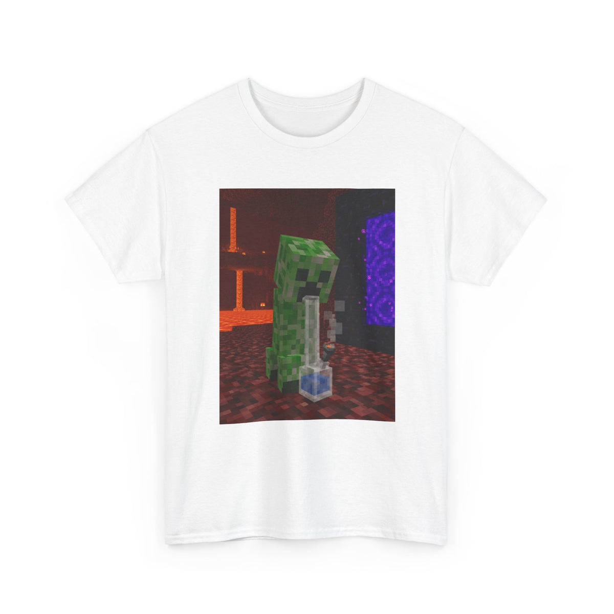 Creeper Hits The Bong In The Nether