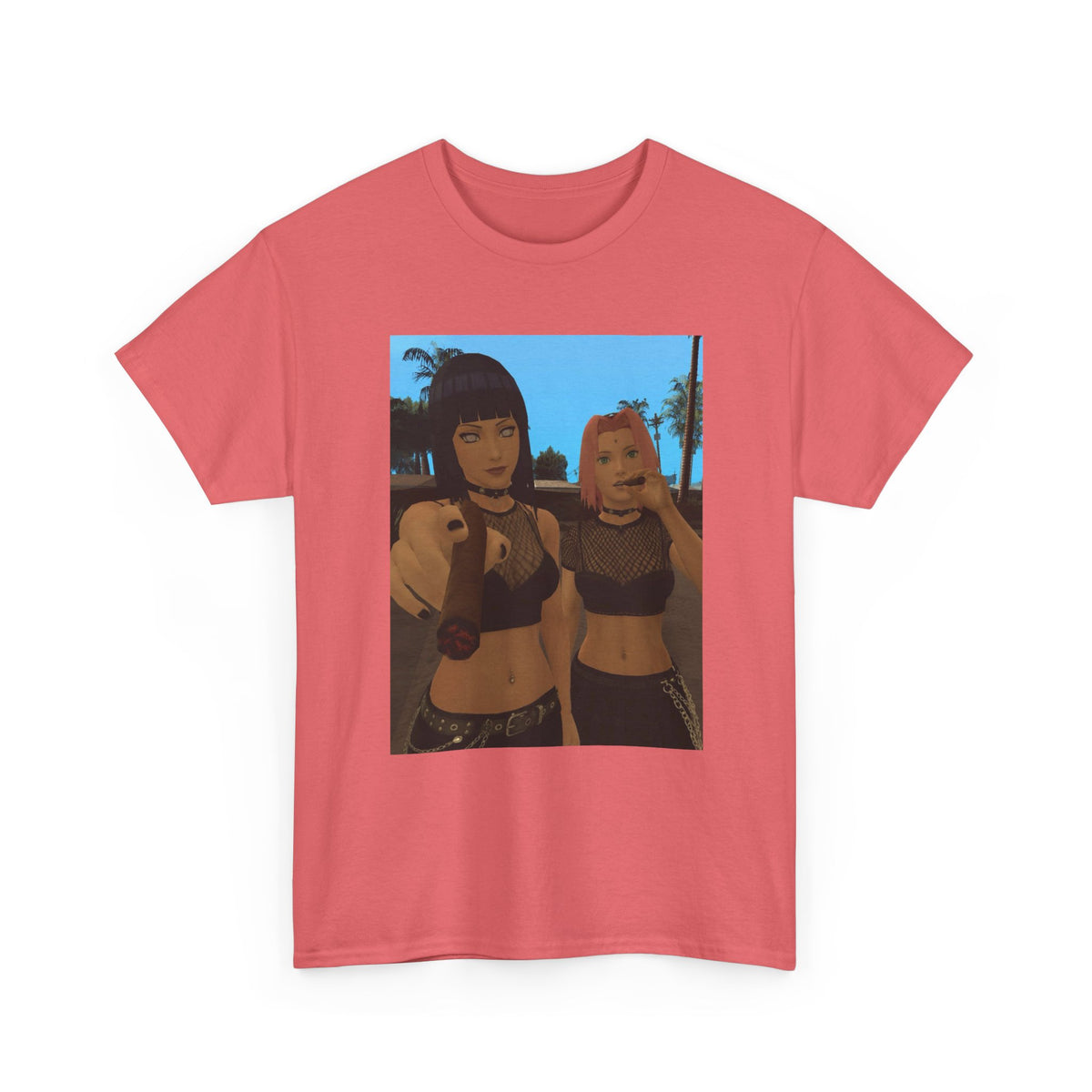 Anime Girls Sharing A Smoke Tee