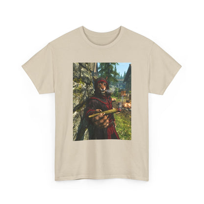 Khajiit Smoking Blunt In Skyrim Tee