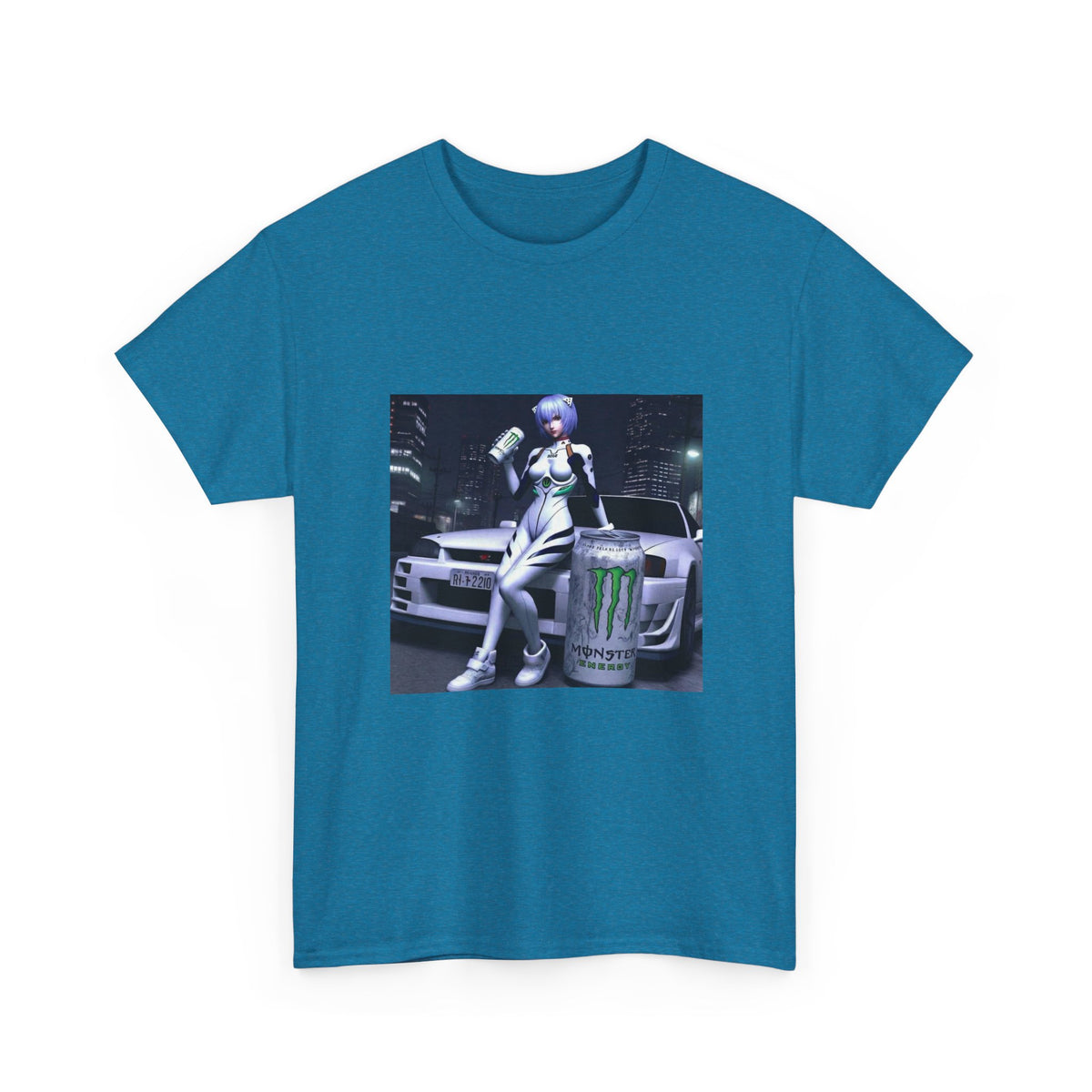 Rei Ayanami And Monster Energy Street Scene
