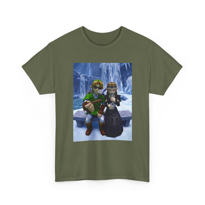 Link And Zelda Chilling In Ice Palace