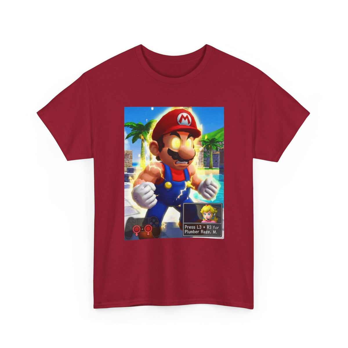 Supercharged Plumber Rage Mario Tee