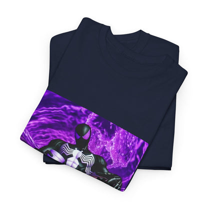 Symbiote Spider-Man Chilling with Lean Tee
