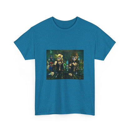 Princess Peach and Zelda DJing with Friends Tee