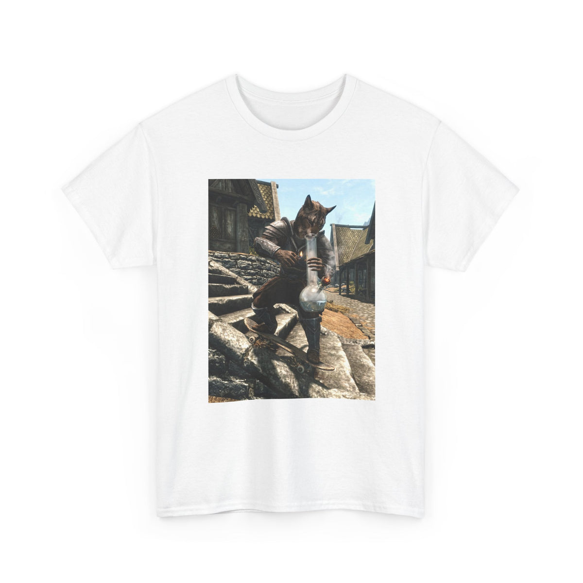 Neon Haze Horizon Graphic Tee