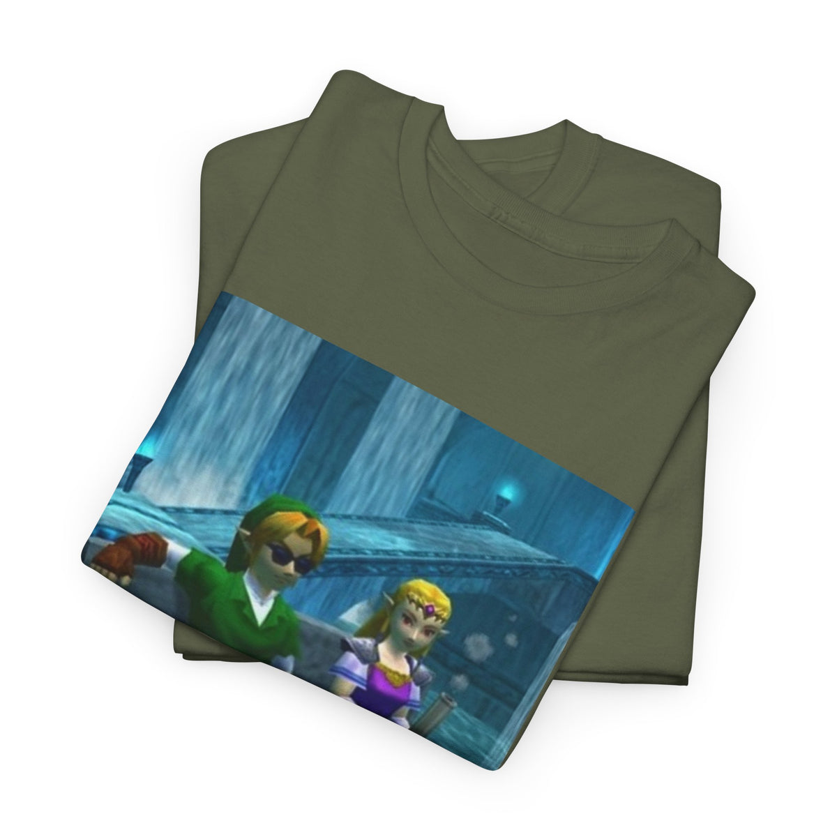 Link And Zelda Chilling In Zora's Domain