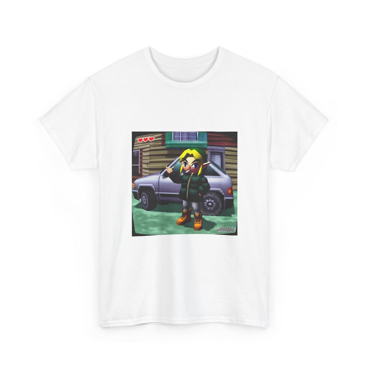 Link Smoking And Flipping The Bird Tee