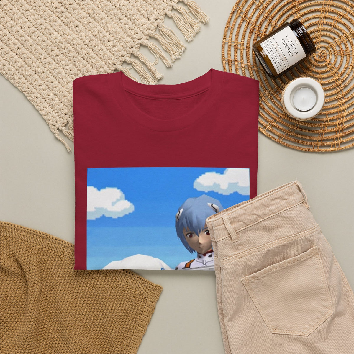 Rei Ayanami And Cinnamoroll Gaming PSP (Design 1)