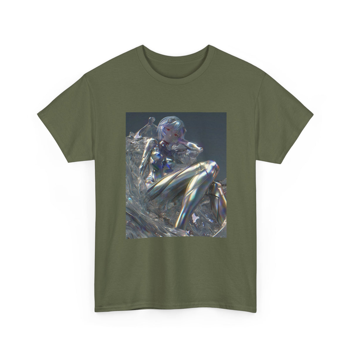 Liquid Chrome Flowing Tee