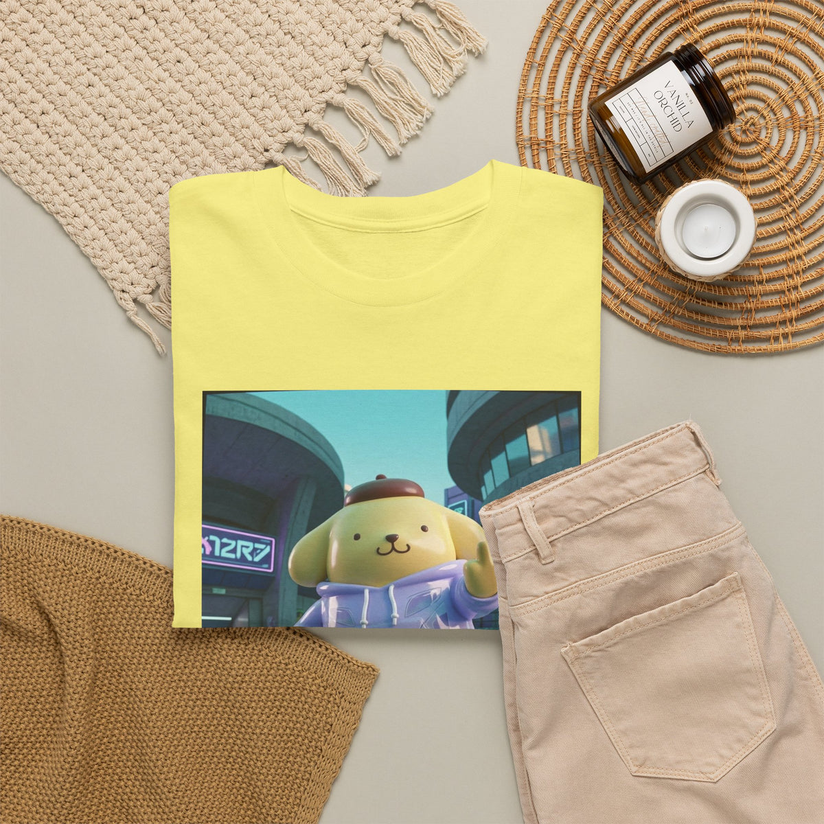 Pompompurin Skater Flipping The Bird