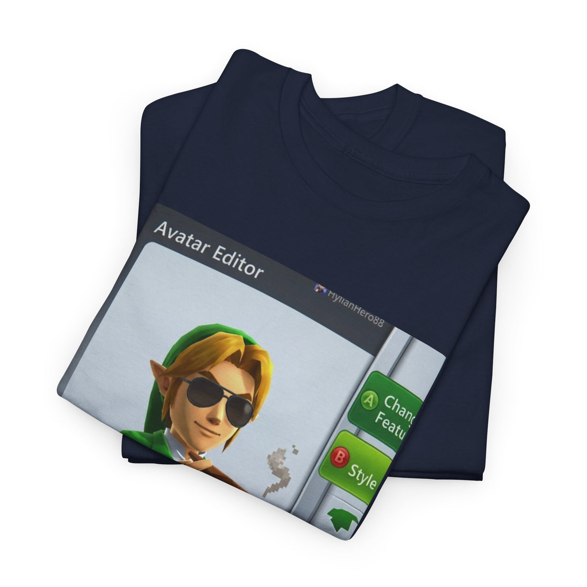 Hylian Hero Smoking A Stogie Tee