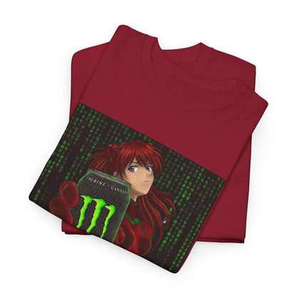 Asuka Wireframe Holding Monster Can