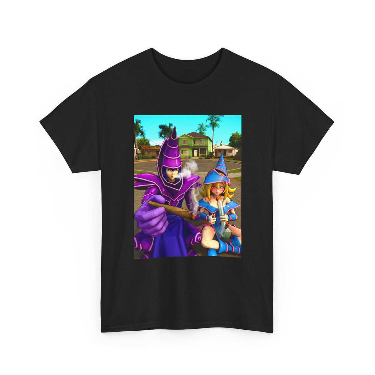 Dark Magician And Girl Smoking Up