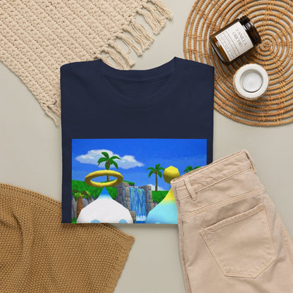 Chao Flipping Off In Paradise Tee