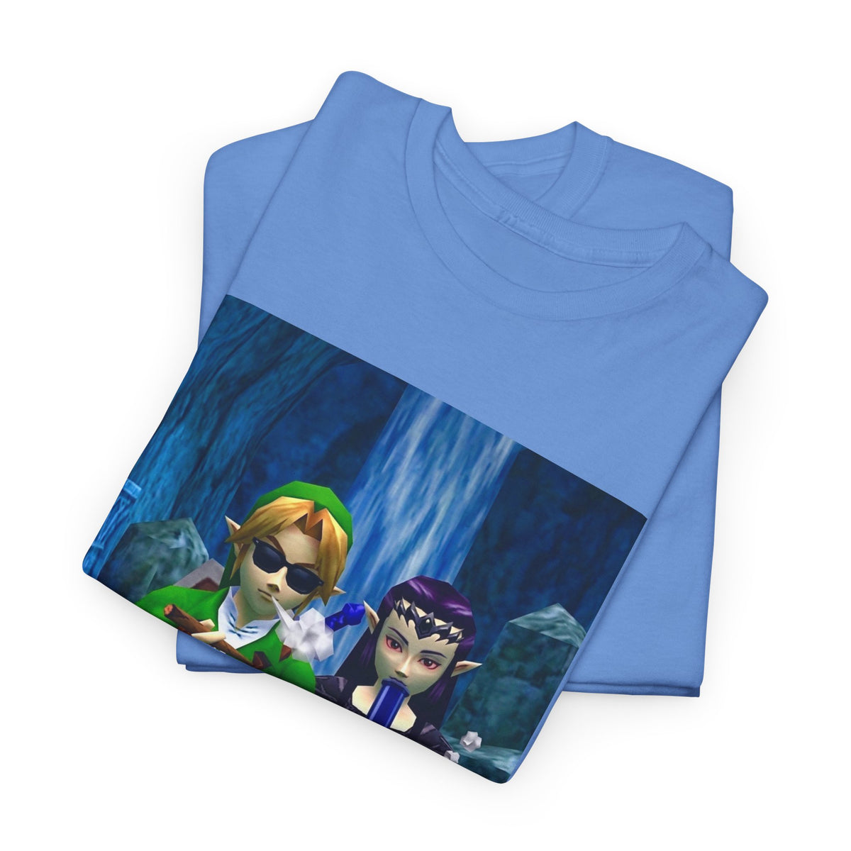 Hero and Princess Taking A Hit Tee