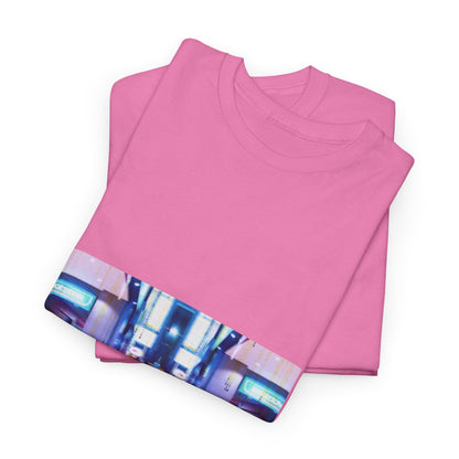 Meli and Chill Splashing Through Neon Streets Tee
