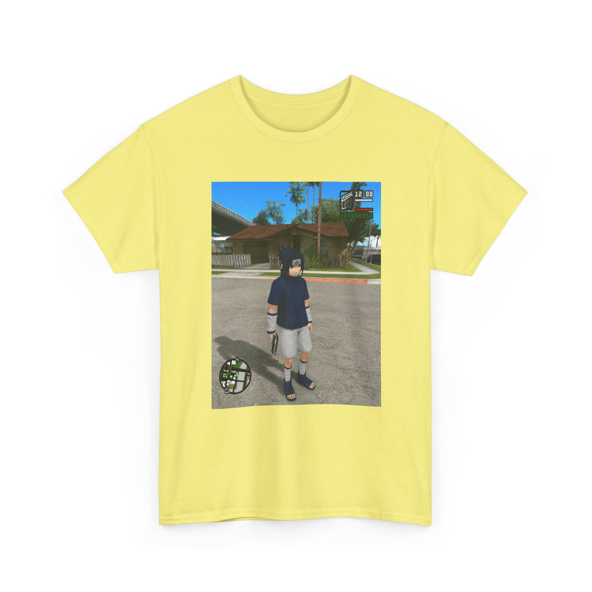 Sasuke Uchiha In San Andreas Tee