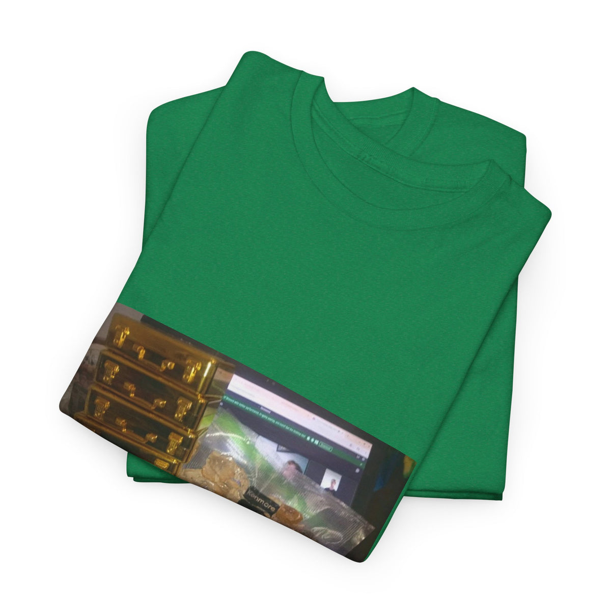 Gold Briefcase Stash Tee