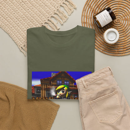 Link In A Puffer Smoking On The Block Tee