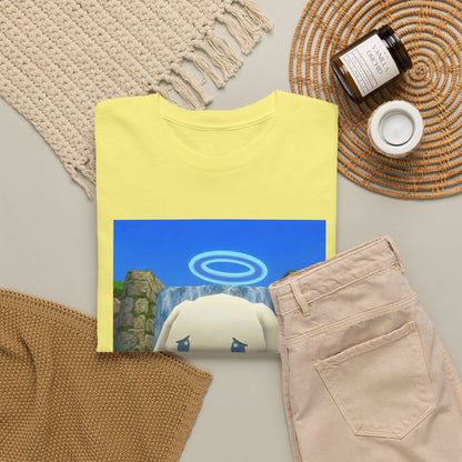 Angel Cinnamoroll Floating By Waterfall Tee