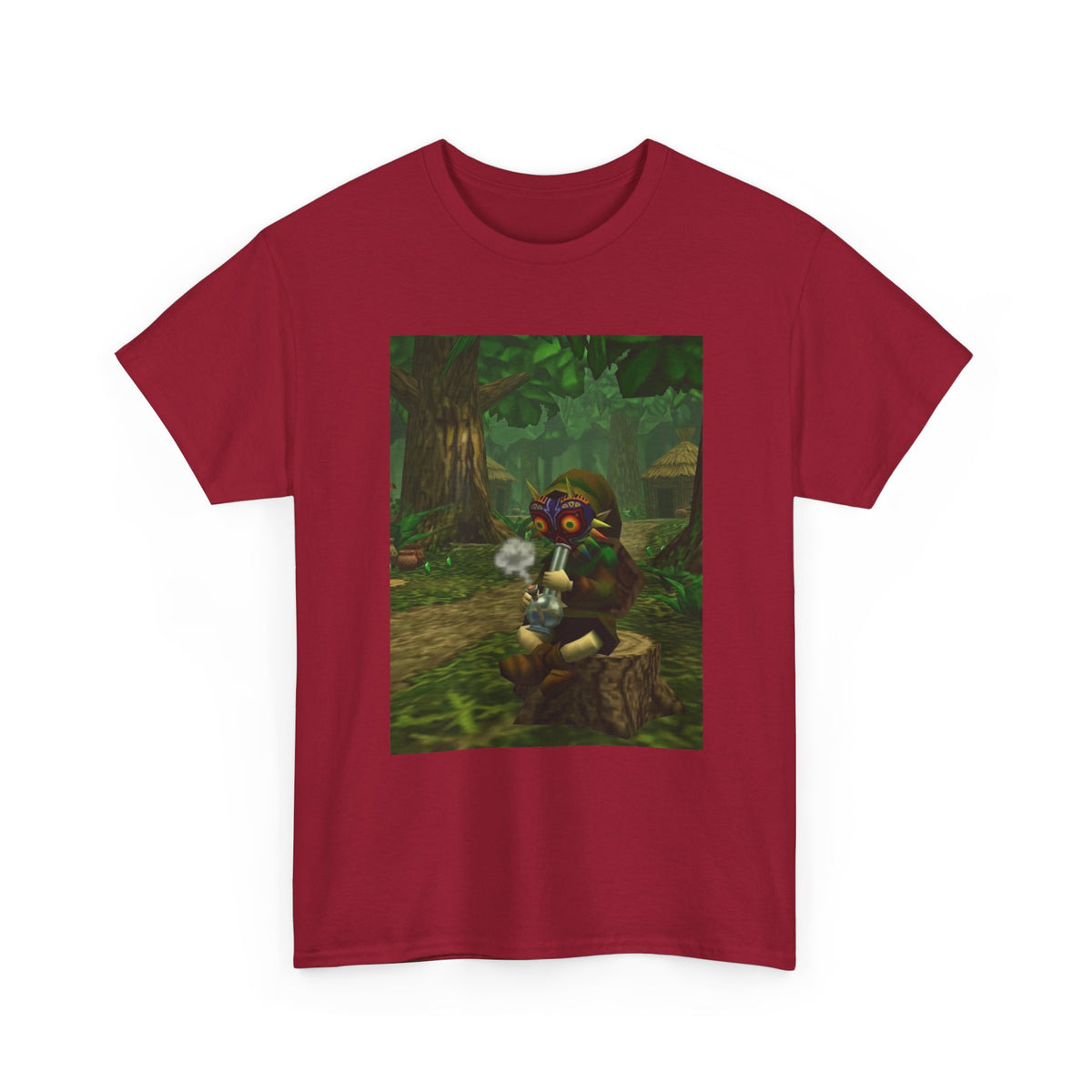 Deku Link Smoking Majora's Mask Tee