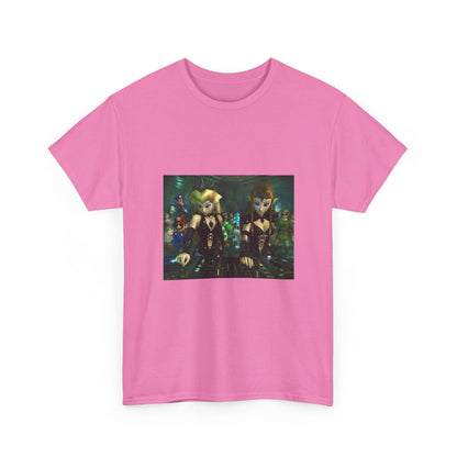 Princess Peach and Zelda DJing with Friends Tee