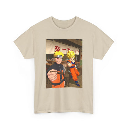 Naruto and Goku Smoking At The Ramen Shop