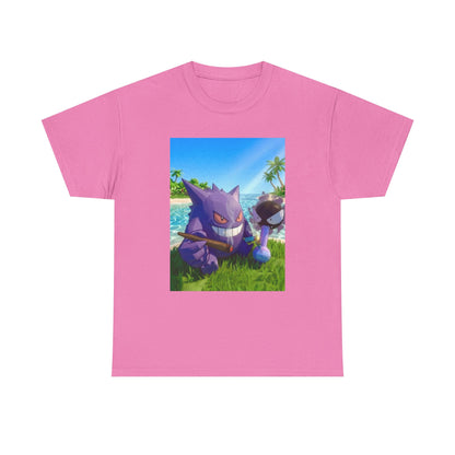 Gengar And Gastly Chilling On Beach Tee