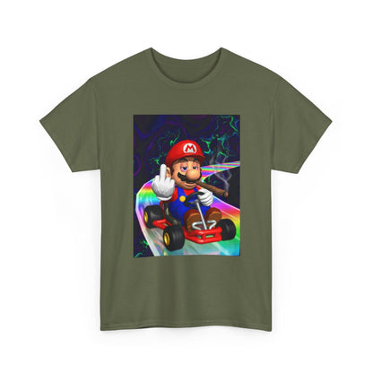 High Mario Karting On Rainbow Road