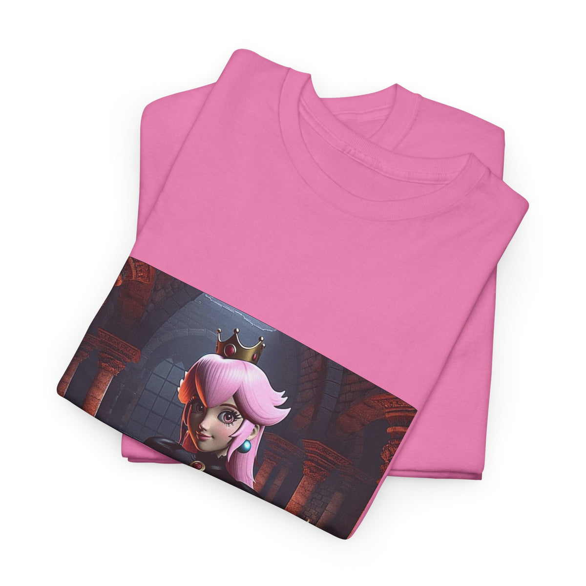 Gothic Peach Amidst Molten Lava
