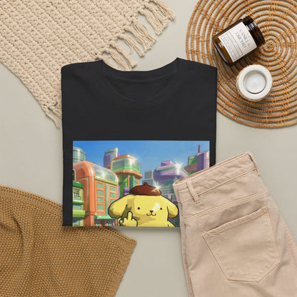 Pompompurin Flipping Bird Skate Park Tee