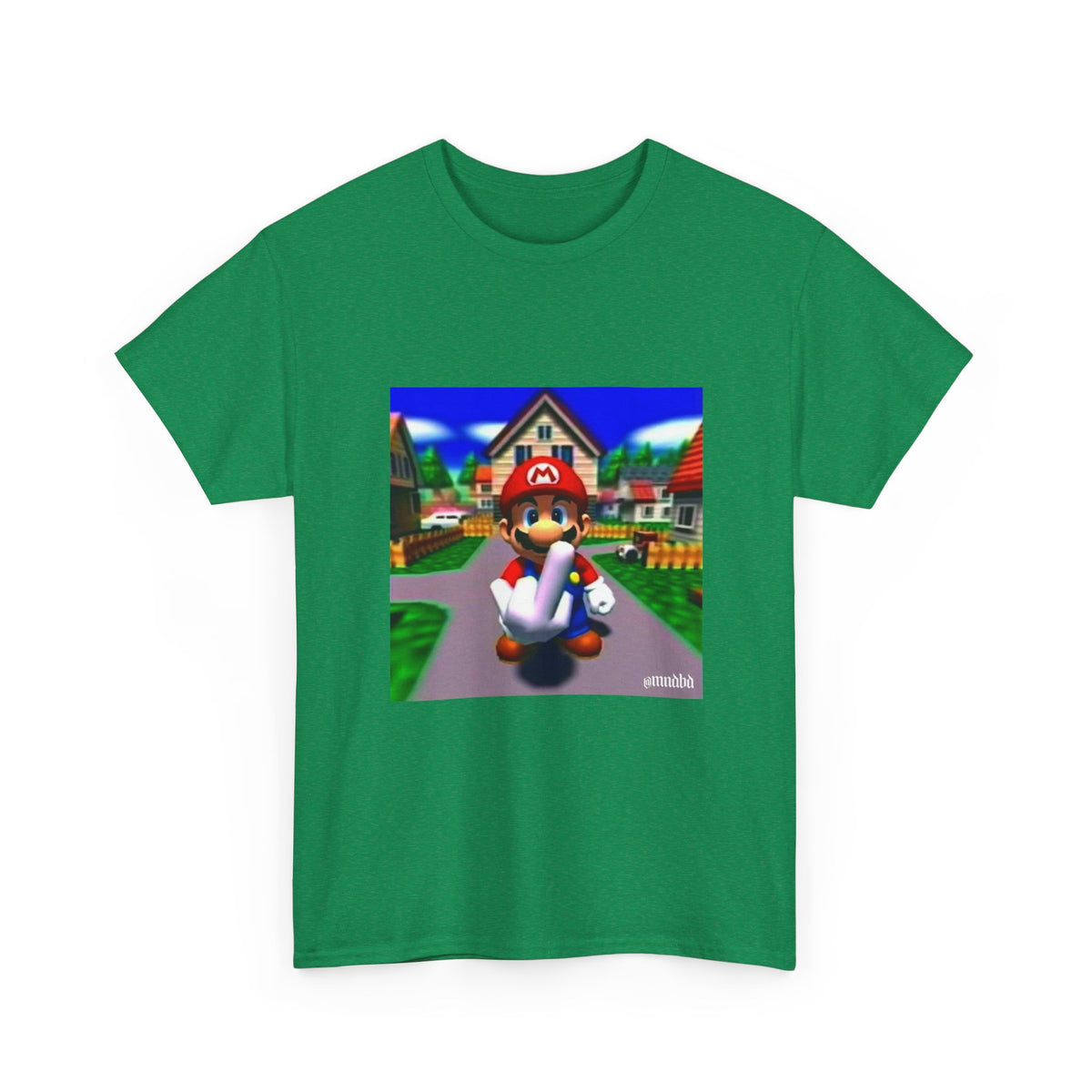 Mario Giving The Finger Tee