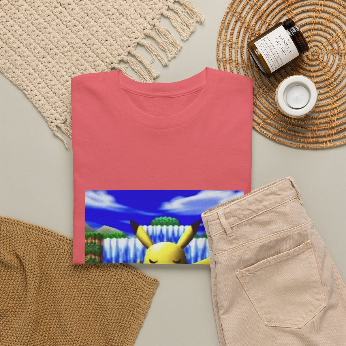 Zen Pikachu Giving The Finger Tee
