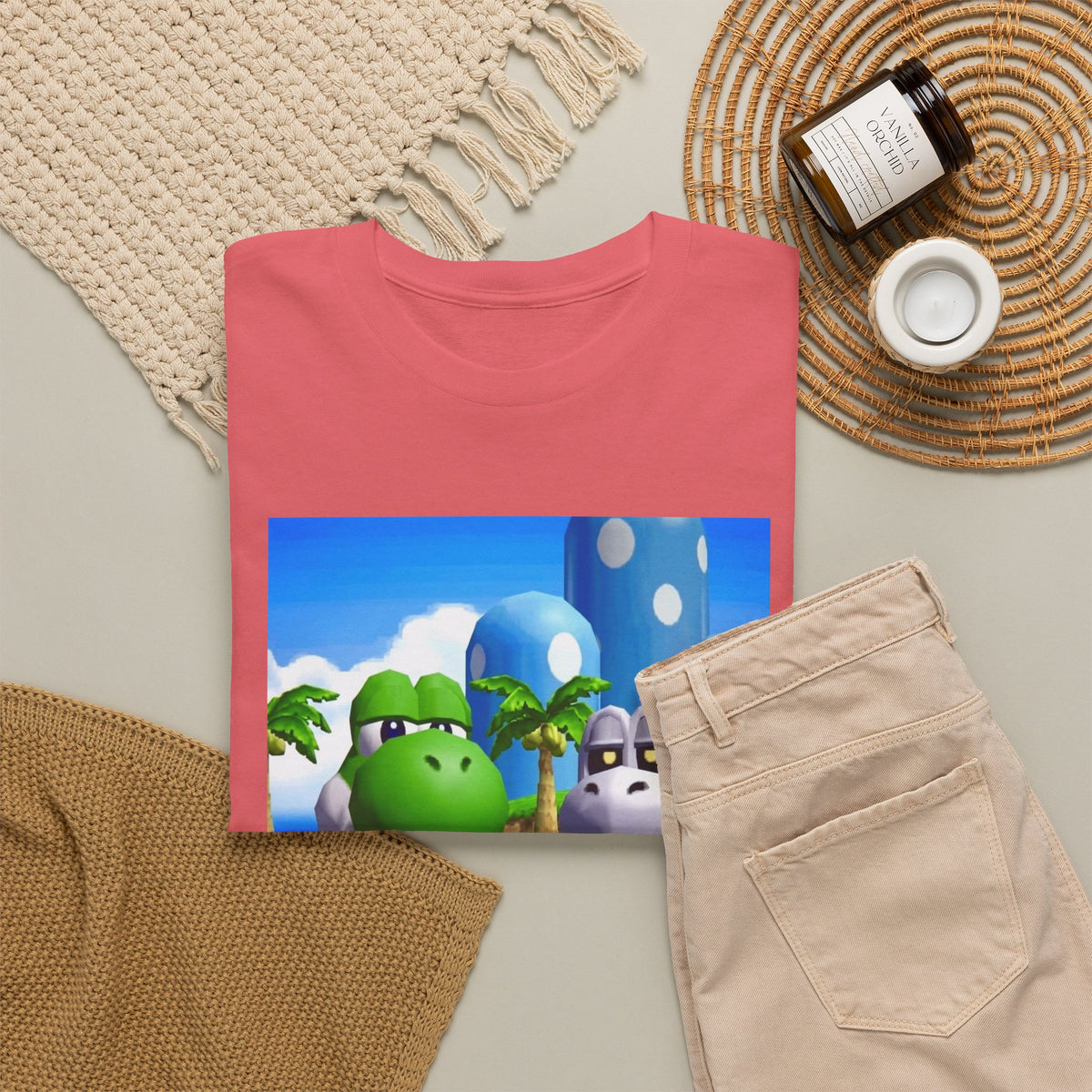 Yoshi And Dry Bones Flipping The Bird