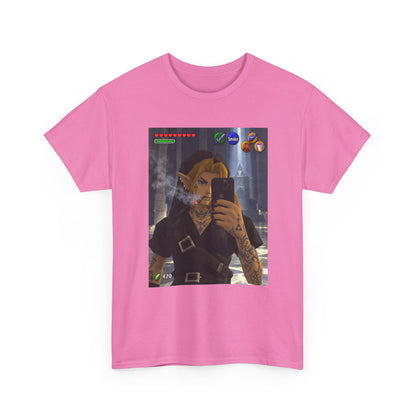 Edgy Link Smoking Selfie Tee