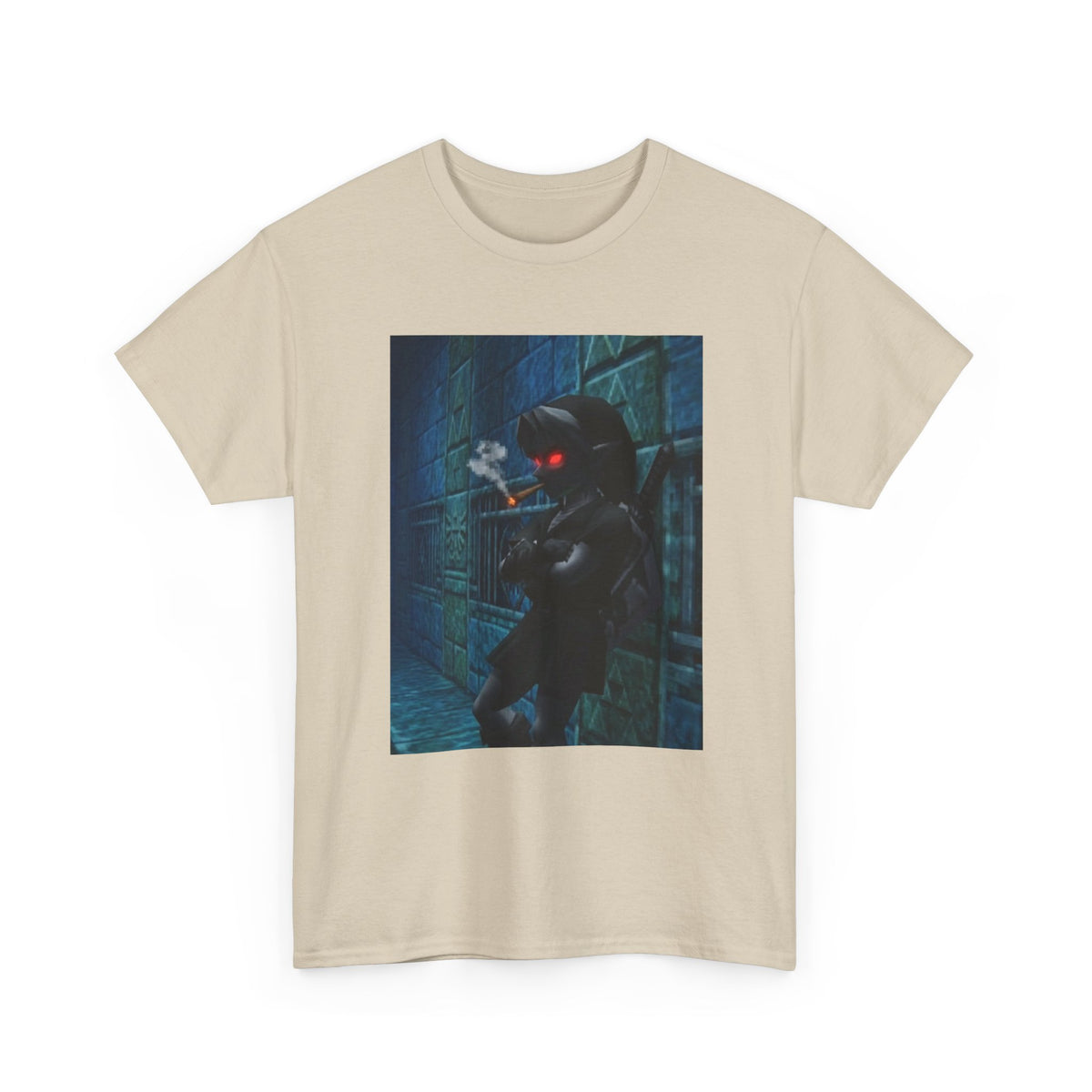 Dark Elf Smoking Blunt In Dungeon Tee