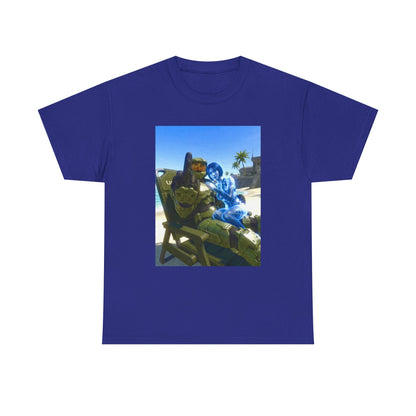 Master Chief And Cortana Chillin' Beach Vibes