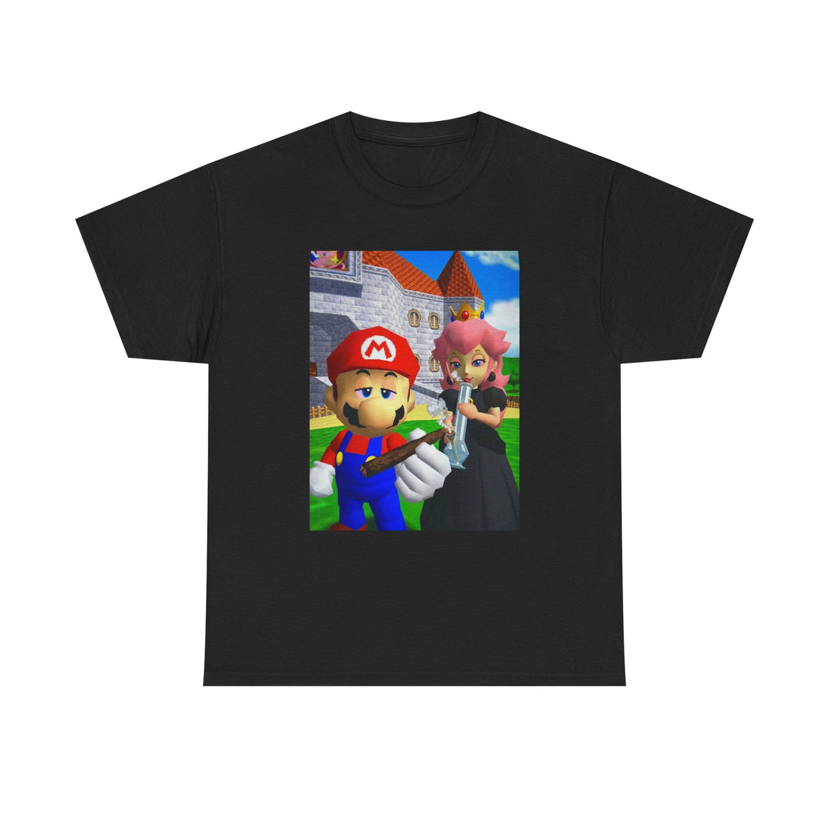 Mario And Peach Chilling At The Castle